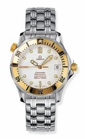 Omega Seamaster Diver 300M Automatic 36.25 Stainless Steel / Yellow Gold / White / Bracelet 2452.20.00 (24522000)